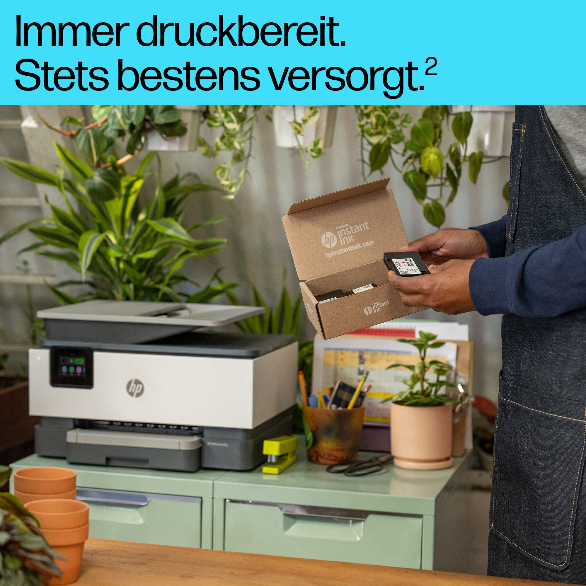 HP HP Multifunktionsdrucker OfficeJet Pro 9122e All-in-One Termica a getto d'inchiostro STAMPANTE WLAN Connettibile alla rete