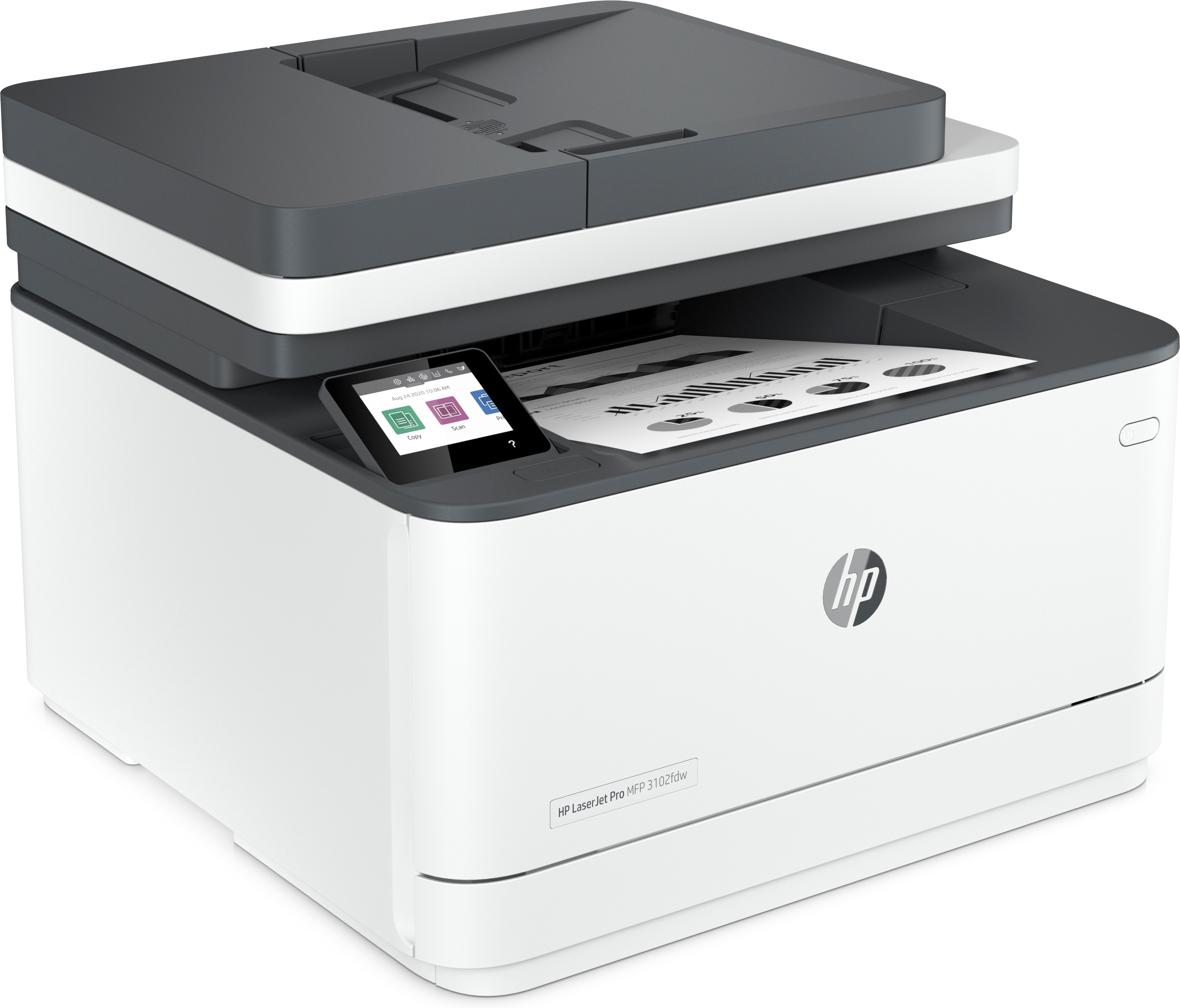 HP HP Multifunktionsdrucker LaserJet Pro MFP 3102fdw stampa laser in bianco e nero Centro multifunzione WLAN Connettibile alla rete