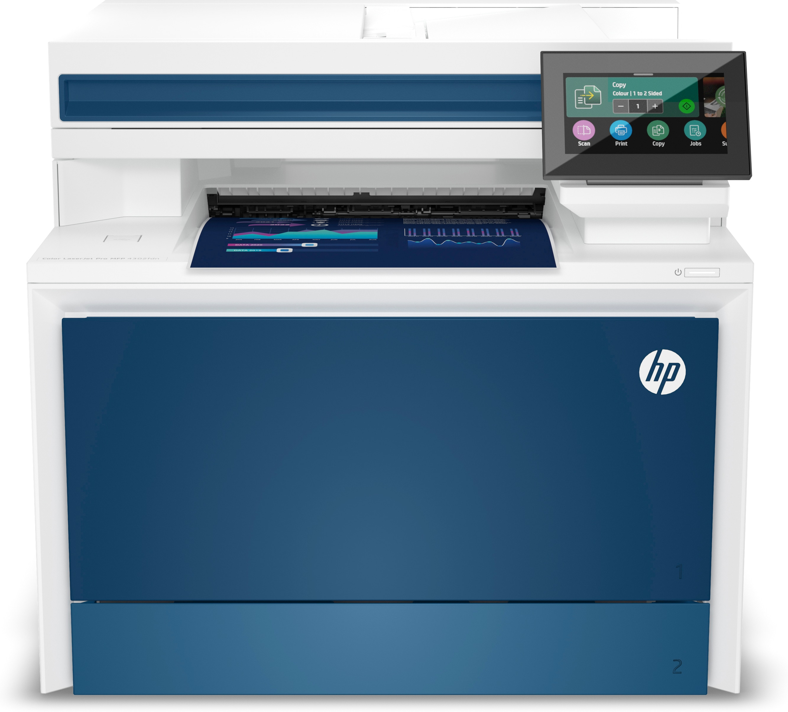 HP HP Multifunktionsdrucker Color LaserJet Pro MFP 4302fdn stampante laser Centro multifunzione WLAN Connettibile alla rete
