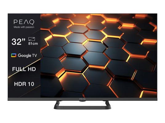 PEAQ PTV 32GF-5024C TV (Flat, 32 " / 80 cm, Full-HD, Smart TV, Google TV)