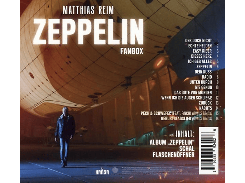 Thumbnail - Matthias Reim - Zeppelin limitierte Fanbox (CD)