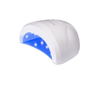 Set de manicura y pedicura - Medisana Lámpara UV NDA80, Para Manos, 2 intensidades, Blanco