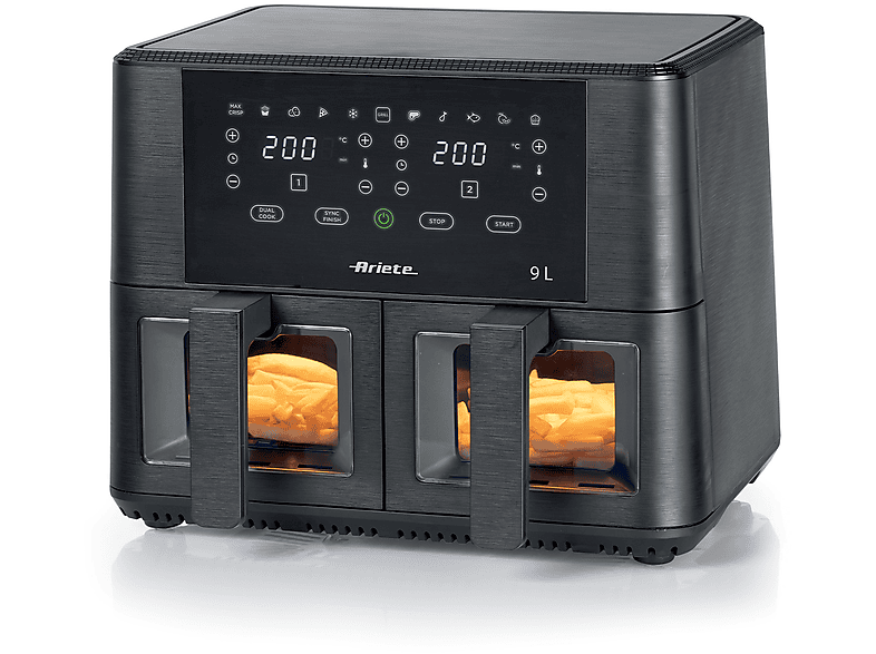 Friggitrice AD Aria Ariete AIR Fryer Doppia 4,5L+4,5