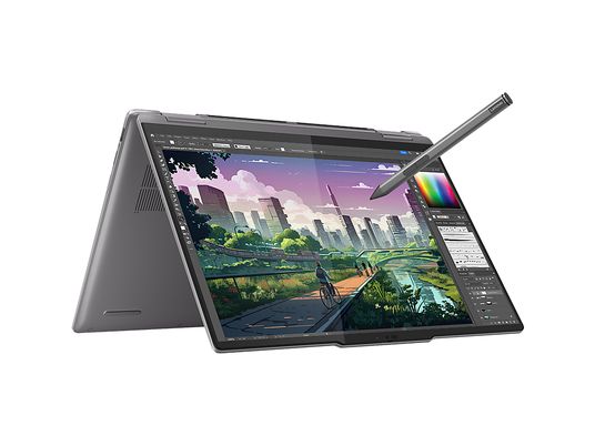 LENOVO-YOGA Yoga 7 14AHP9 - Convertible 2 in 1 Laptop (14 ", 1 TB SSD, Arctic Grey)