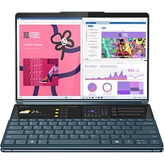 LENOVO-YOGA Yoga Book 9 13IMU9 - Convertible 2 in 1 Laptop (13.3 ", 1 TB SSD, Tidal Teal)