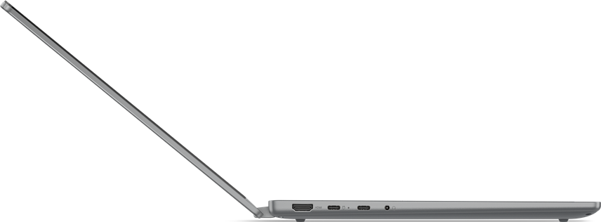 Ein Laptop auf schwarzem Hintergrund, in einem Winkel geöffnet, zeigt Bildschirm und Tastatur.