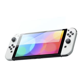 ISY IC-5021 Schutzglas für Nintendo Switch OLED, Transparent