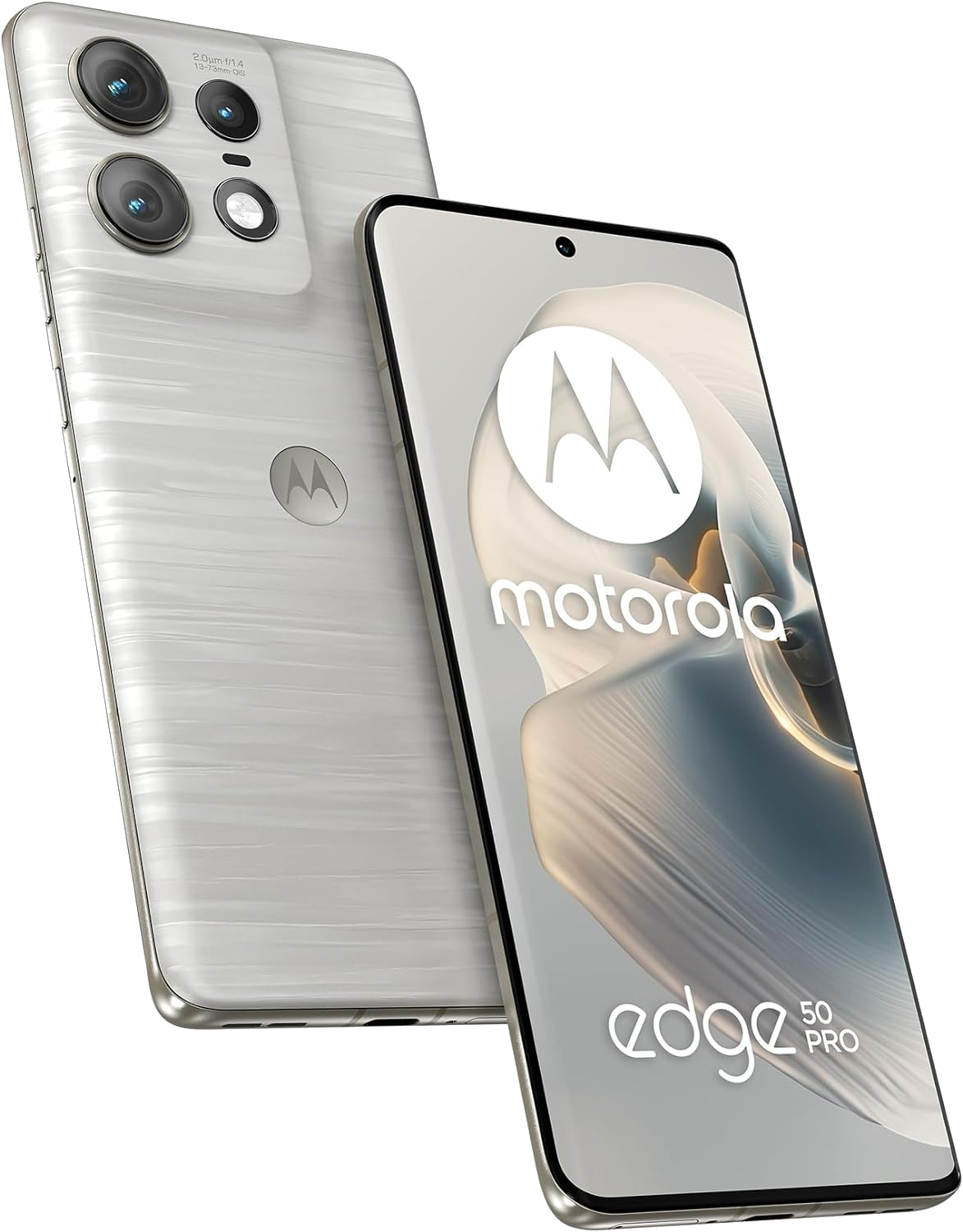 Móvil - Motorola edge 50 Pro, Perlado, 512 GB, 12 GB RAM, 6.67" Super HD (1220p), Snapdragon® 7 Gen 3, 4500 mAh, Android