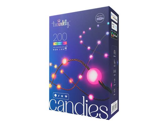 TWINKLY CANDIES 200 BEADS RGB LEDS 12M - 