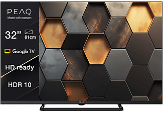 PEAQ PTV 32GH-5024C HD Ready Smart Google TV, 80 cm