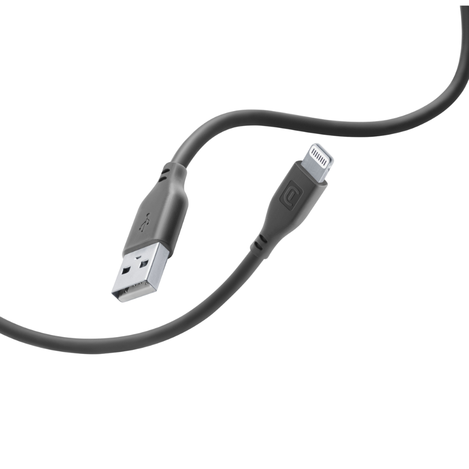 Cellularline Soft Kabel Usb-a Lightning-kabel 12 M Zwart