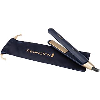 Plancha de pelo - Remington S5805, Cerámica Avanzada, Calentamiento ultrarrápido, 150-230 °C, Azul Marino