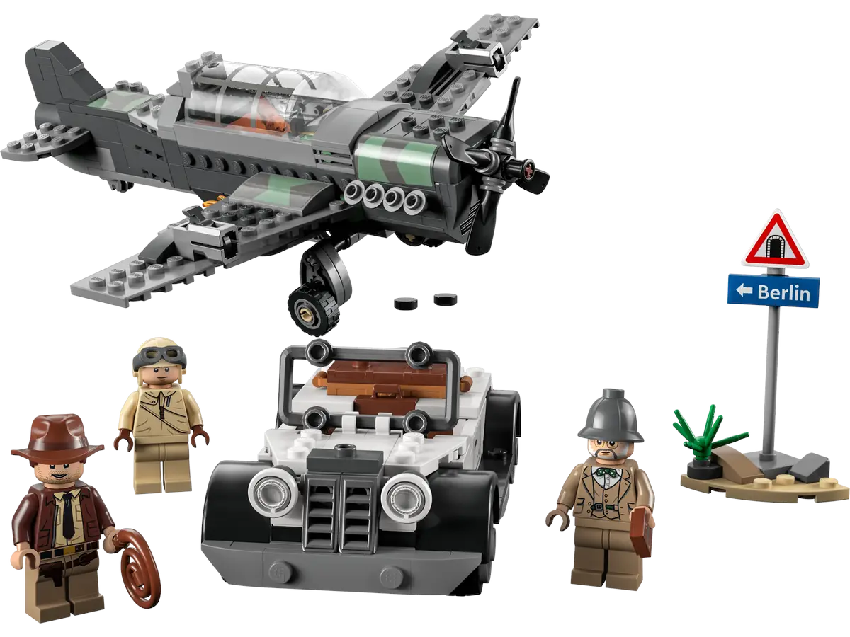 Klocki LEGO Indiana Jones Pościg myśliwcem (77012)