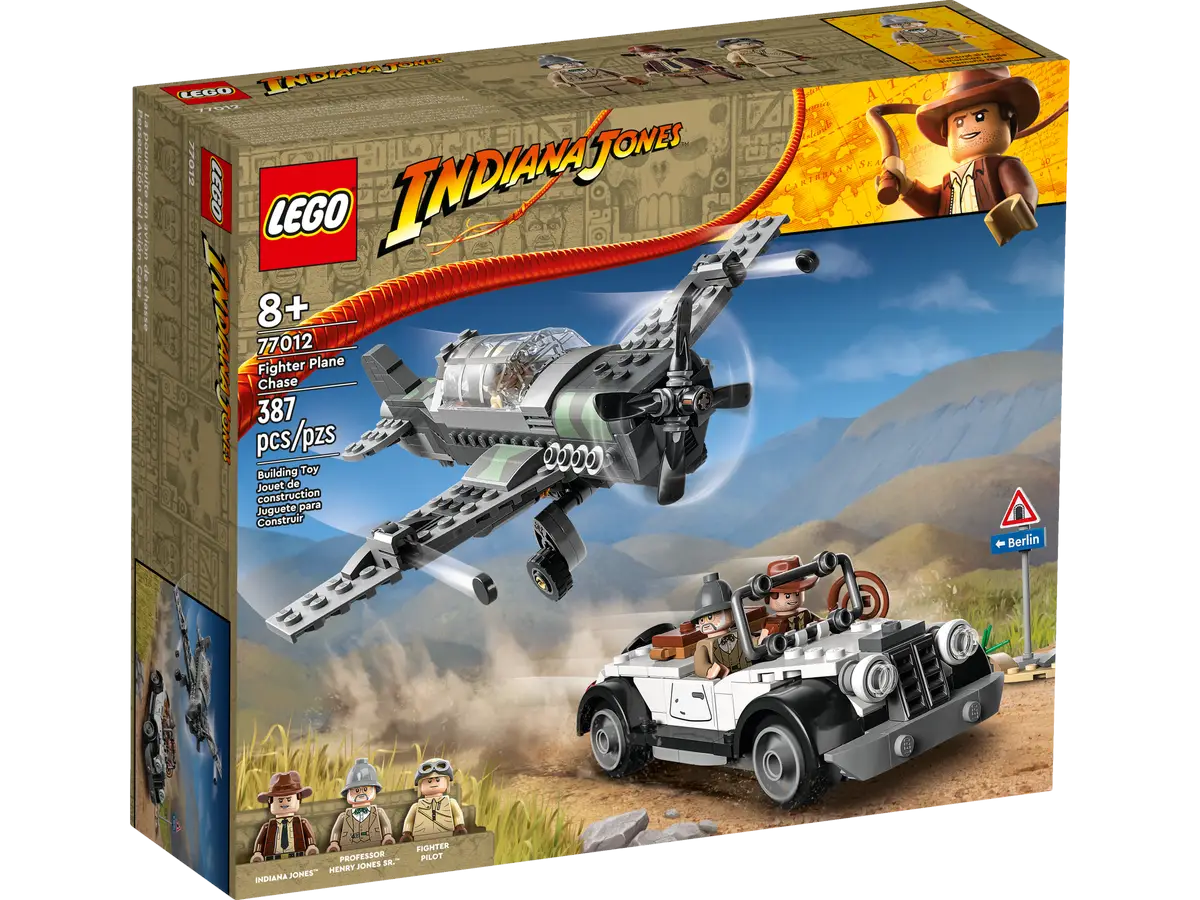 Klocki LEGO Indiana Jones Pościg myśliwcem (77012)