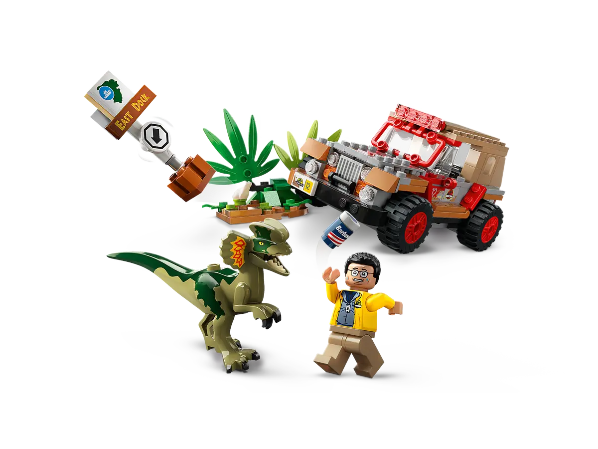 Klocki LEGO Jurassic World Zasadzka na dilofozaura (76958)