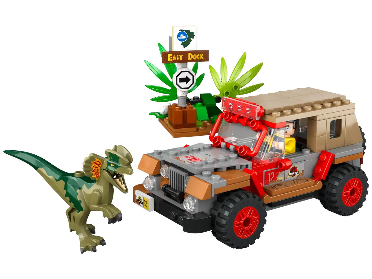 Klocki LEGO Jurassic World Zasadzka na dilofozaura (76958)
