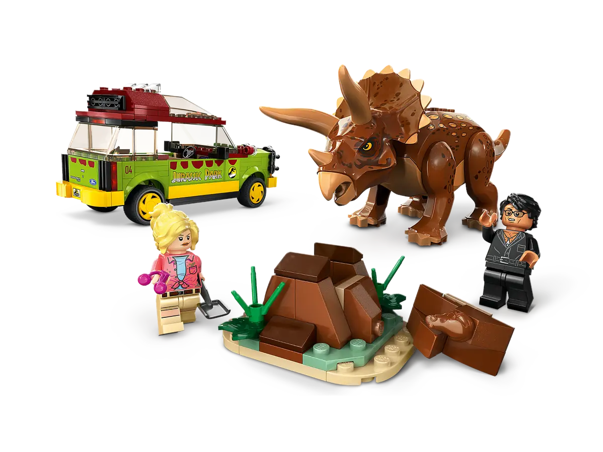 Klocki LEGO Jurassic World Badanie triceratopsa (76959)