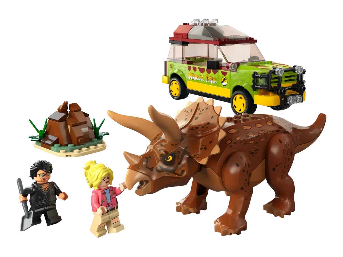 Klocki LEGO Jurassic World Badanie triceratopsa (76959)