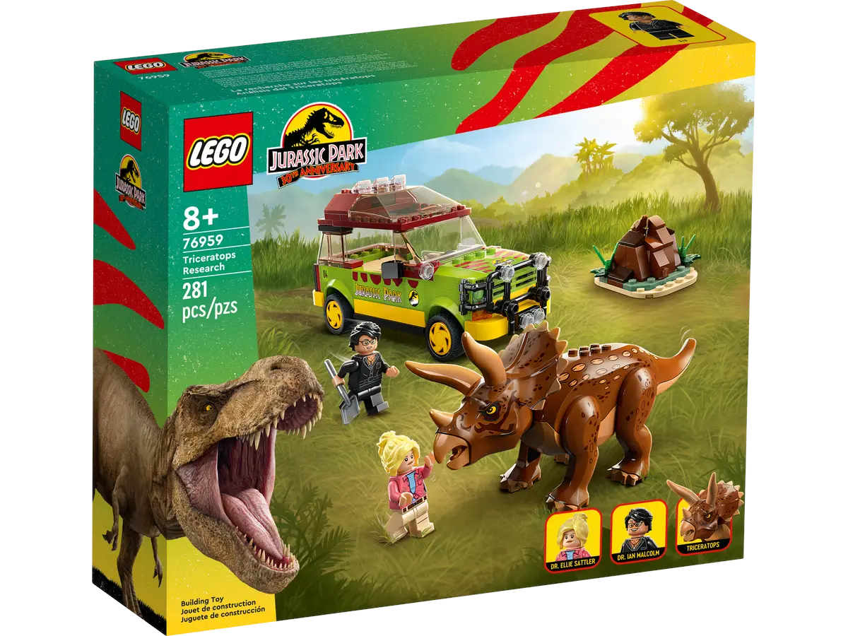 Klocki LEGO Jurassic World Badanie triceratopsa (76959)
