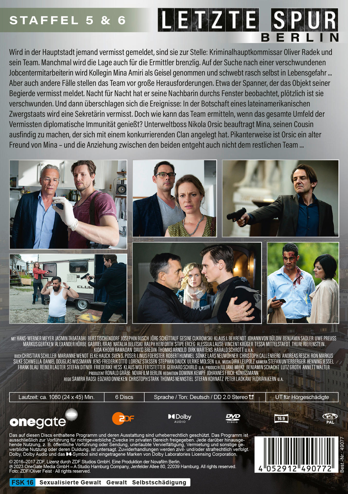Filmcover einer Fernsehserie. Männer und Frauen im Bild.