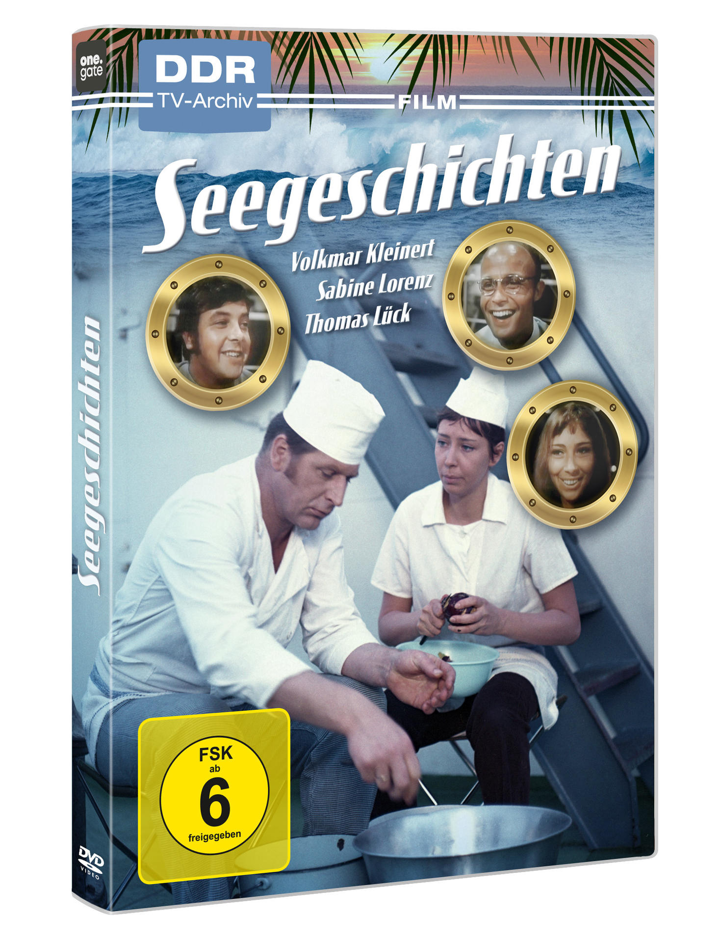 DVD-Cover. Zwei Männer in weißen Kochoutfits, mit Filmtitel und Cast-Porträts auf dem Cover.