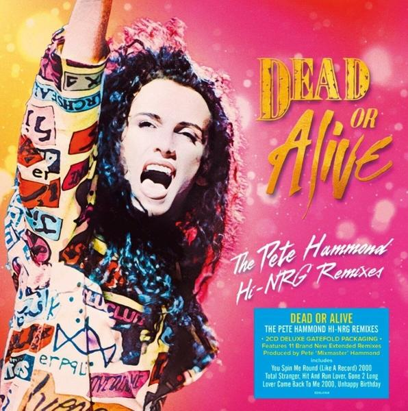 Albumcover: Sänger mit offenem Mund, schreit, bunte Jacke, rosa Hintergrund.