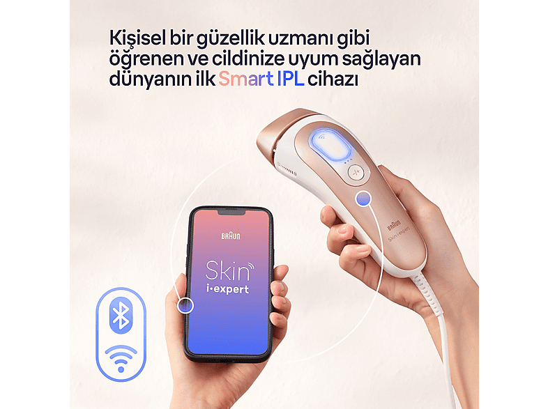 BRAUN PL7147 Smart IPL Skin I·Expert Pro 7, 2 Başlıklı Lazer Epilasyon + Çanta + Venus Tıraş Makinesi_4