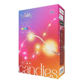 TWINKLY Candies Stars 6m Ghirlanda di luci a LED RGB: oltre 16 milioni di colori