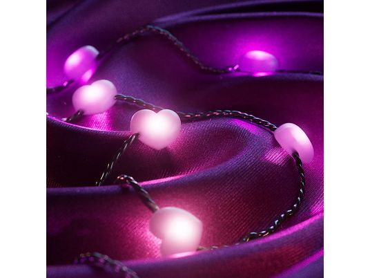 TWINKLY Candies Hearts 12m Ghirlanda di luci a LED RGB: oltre 16 milioni di colori