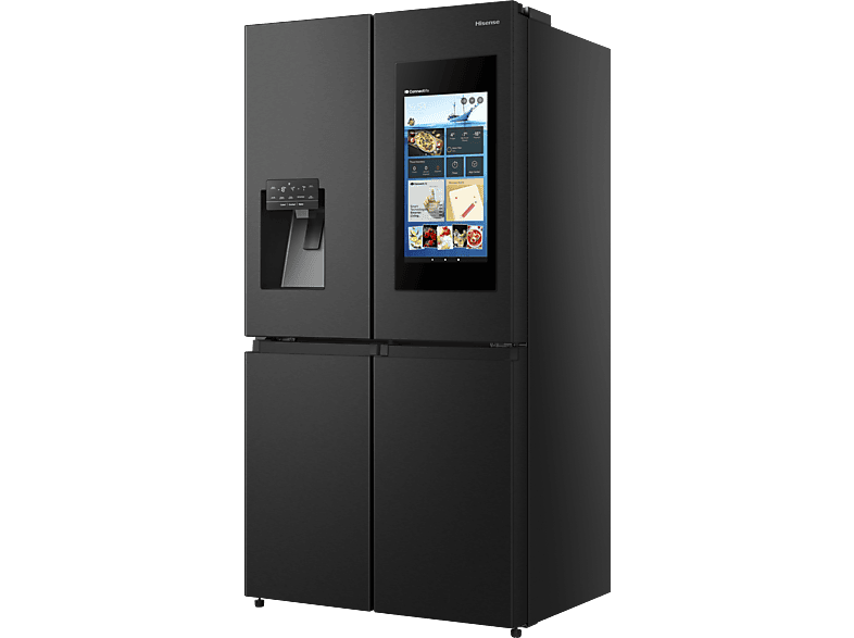 HISENSE RQ760N4IFE French Door (577 l, E, 1785 mm hoch, Schwarz)