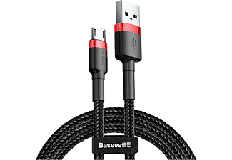 BASEUS Cafule  Mikro  İçin 2.4A 1M USB Kablo Kırmızı Siyah Outlet 1205960