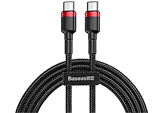 BASEUS Cafule 20V 3A 1M PD2.0 60W Flaş Şarj USB Kablo Kırmızı/Siyah Outlet 1205837