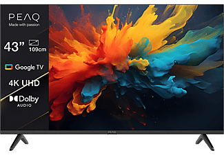 PEAQ PTV 43GU-5024T 4K UHD Smart Google TV, 108 cm