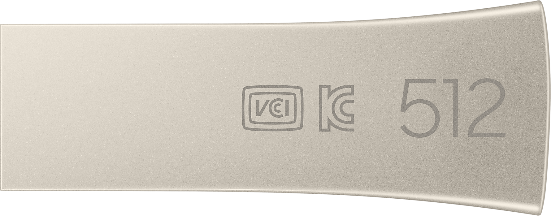 USB flash meghajtó VCI, KC és 512 jelöléssel.