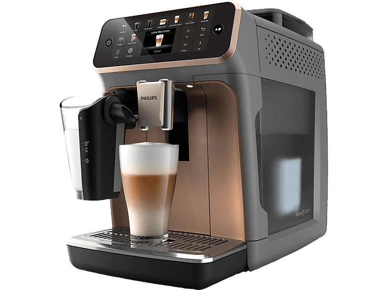 PHILIPS EP5544/80 Tam Otomatik Espresso Makinesi Bronz Siyah_1