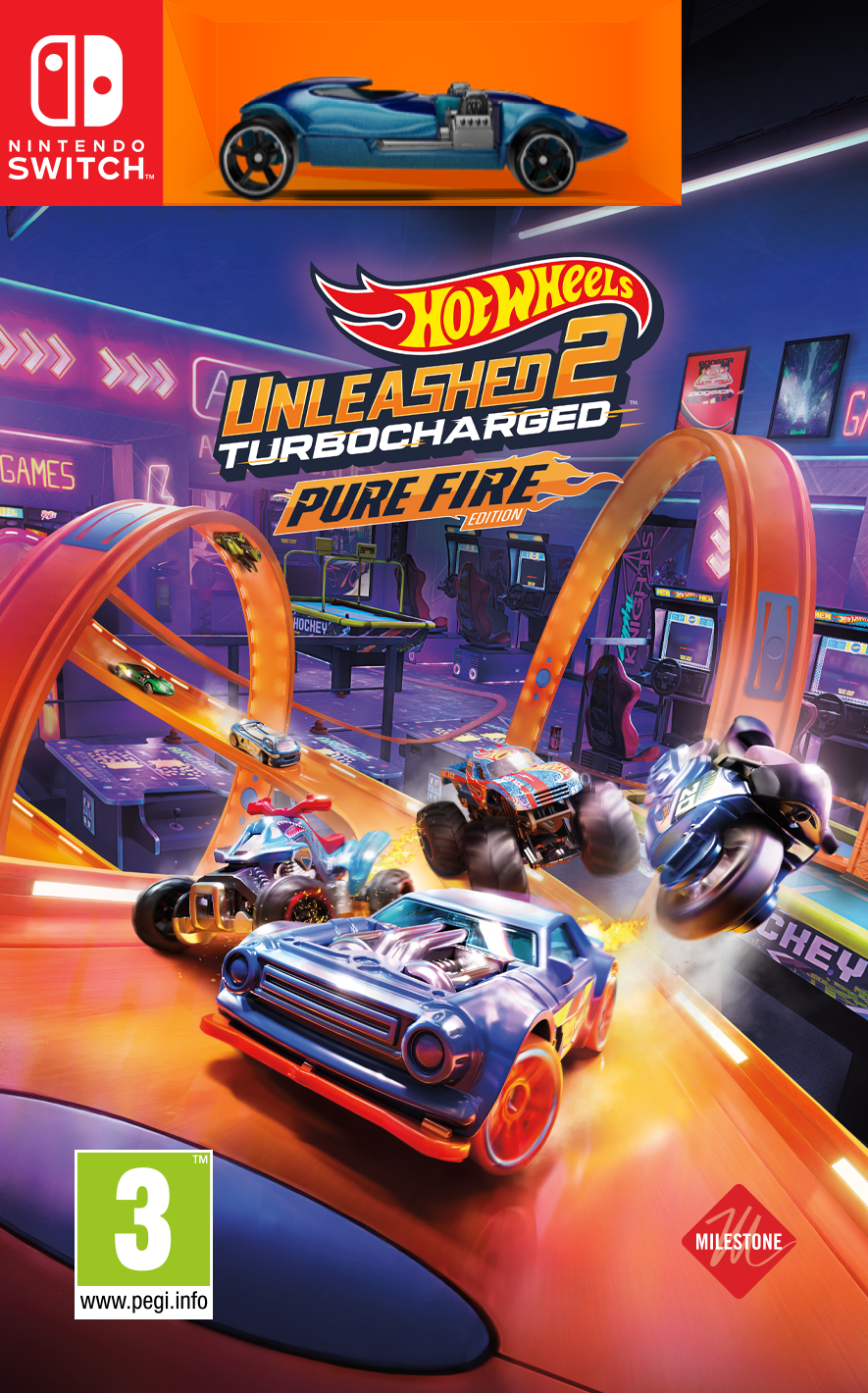 Gra Nintendo Switch Hot Wheels Unleashed 2: Turbocharged Edycja Pure Fire