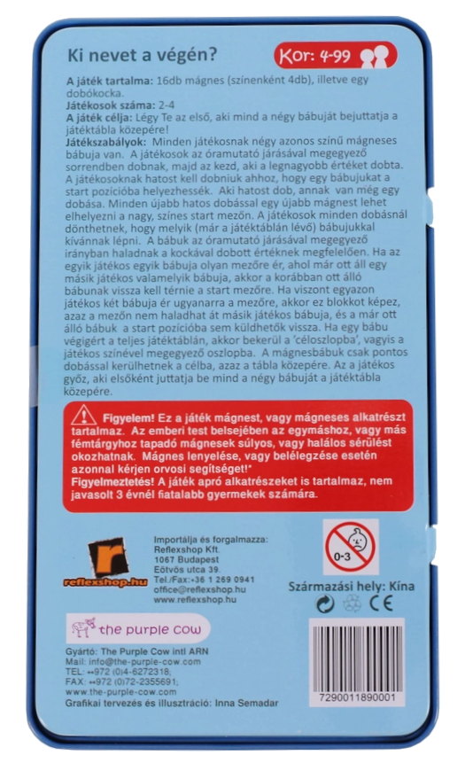 Egy kártya szöveggel. A kártyán a szöveg kék háttéren van. A szöveg magyar nyelven van.