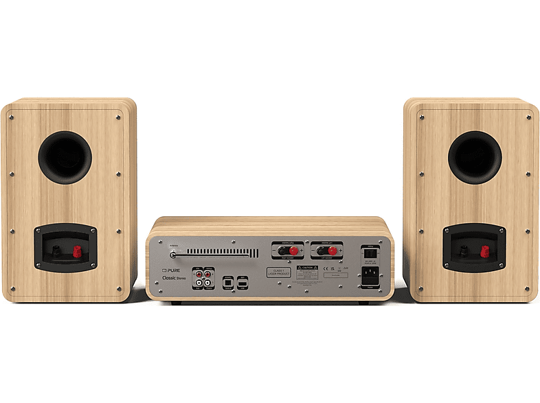 Pure Classic Stereo Kompakt Anlage, Coffee Black/Walnut; Musiksystem — Foto 3 von 5