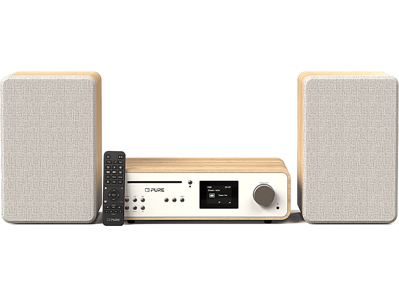 Pure Classic Stereo Kompakt Anlage, Coffee Black/Walnut; Musiksystem — Foto 4 von 5