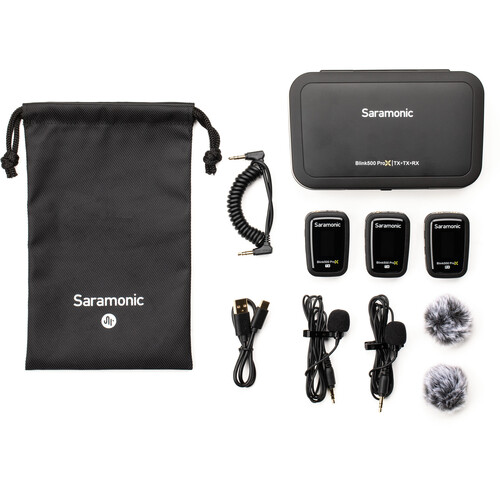 SARAMONIC Blink500 ProX B2 Kablosuz Yaka Mikrofonu