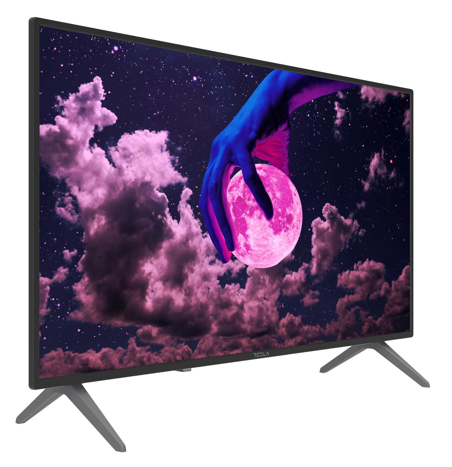 TV LED 24" - Tesla 24E320BH, HD, DVB-T2 (H.265), Negro