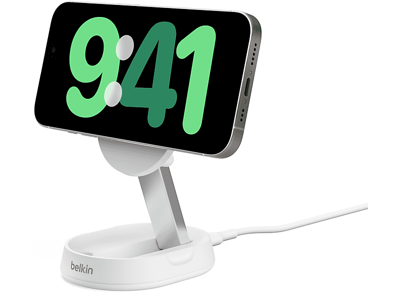 BELKIN BoostCharge Pro Qi2 manyetik 15w Katlanır Kablosuz Şarj Cihazı (Dönüştürülebilir Ped/Stand)