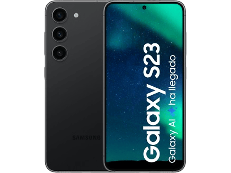 REACONDICIONADO Seminuevo Excelente Samsung Galaxy S23 5G, Phantom Black, 256GB, 8GB RAM, 6.1" FHD+, Qualcomm Snapdragon, 3900mAh, Android 13