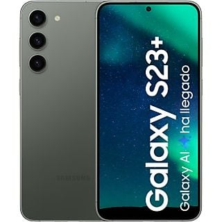 Móvil - Samsung Galaxy S23 Plus 5G, Botanic Green, 512GB, 8GB RAM, con IA, 6.6" FHD+, Qualcomm Snapdragon, 4700mAh, Android 13