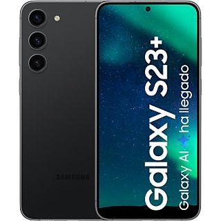 Móvil - Samsung Galaxy S23 Plus 5G, Phantom Black, 512GB, 8 GB RAM, con IA, 6.6" FHD+, Qualcomm Snapdragon, 4700 mAh, Android 13