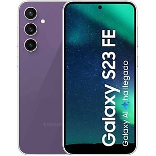 Móvil - Samsung Galaxy S23 FE, 256GB, 8GB RAM, Purple, con IA, 6.4" FHD+, Exynos 2200, 4500 mAh, Android 14