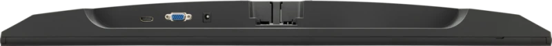 Egy számítógép monitor hátulja, különböző portokkal: USB, VGA, audio bemenet.