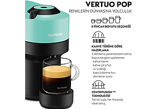 NESPRESSO Vertuo Pop Kapsüllü Kahve Makinesi Su Yeşili_1