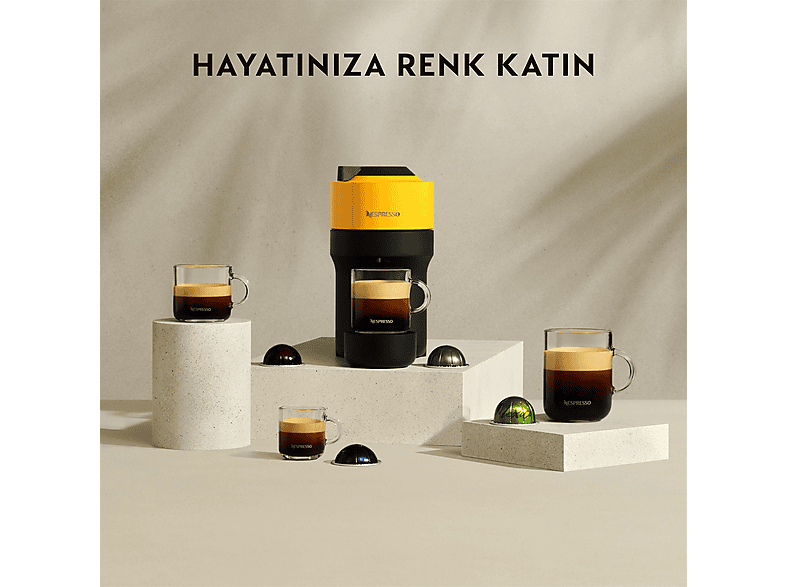 NESPRESSO Vertuo Pop Kapsüllü Kahve Makinesi ve Süt Köpürtücü Aksesuar Siyah_5