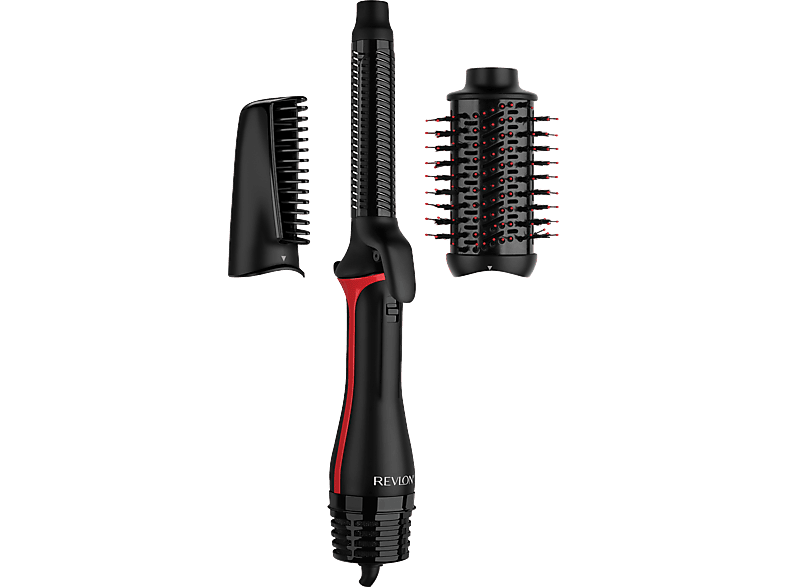 Secador - Revlon one-Step Blow-Dry Multi Styler RVDR5333, Herramienta 3 en 1, 4 temperaturas, Accesorios incluidos, Wet&Dry, Negro